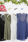 Iris Loose Fit Lightweight Sleeveless Tank Top