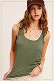 Iris Loose Fit Lightweight Sleeveless Tank Top