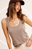 Iris Loose Fit Lightweight Sleeveless Tank Top