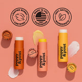 Poppy & Pout Lip Balm, Pink Grapefruit