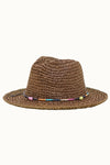 Ollie Chocolate Straw Hat