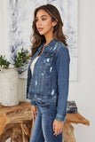 Bonnie Distressed Denim Jacket