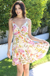 Starr Twist Front Tropical Print Sundress