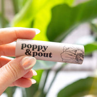 Poppy & Pout Lip Balm, Island Coconut