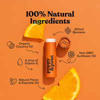 Poppy & Pout Lip Balm, Orange Blossom