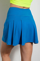 Rae Back Pleat Active Skort