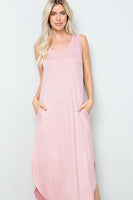 Drew V-Neck Midi Tank Dress