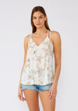 Jane Floral Double Strap Tank Top