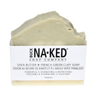Buck Naked Shea Butter & French Green Clay Soap