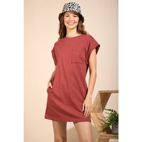 Naomi Pocket T-Shirt Dress