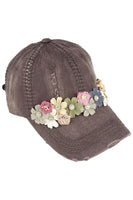 Floral Baseball Cap - Assort Colors