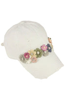 Floral Baseball Cap - Assort Colors