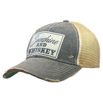 Sunshine & Whiskey Distressed Ball Cap