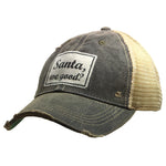 Santa, We Good? Distressed Ball Cap *Holiday Exclusive*