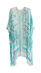 Belize Turquoise Kimono